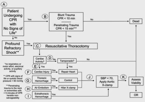 WTA Thoracotomy Algorithm